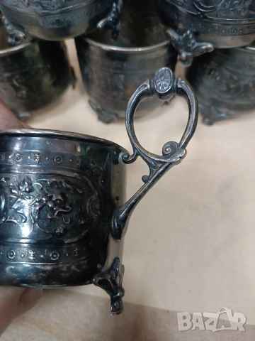 Посребрени подстакани WMF , снимка 3 - Антикварни и старинни предмети - 53996198