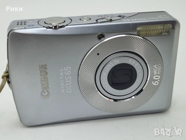 Canon IXUS 65 IS Digital Compact Camera 6.0 MP - 3x Optical IS Zoom , снимка 2 - Фотоапарати - 52742081