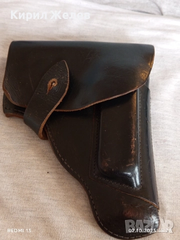 Стар естествена кожа кобур за пистолет за КОЛЕКЦИЯ 26597, снимка 6 - Други ценни предмети - 51921193