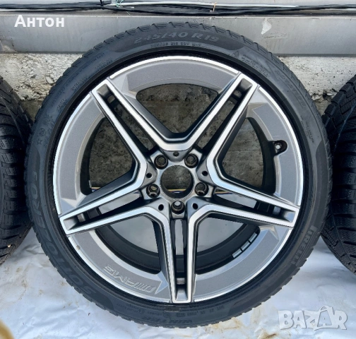 Джанти оригинални AMG с гуми за Мерцедес W257 - 245/40/R19, снимка 4 - Гуми и джанти - 54080526