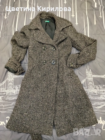 Елегантно дамско палто Benetton M/L