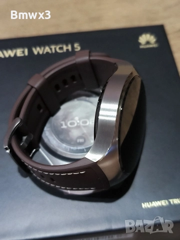 Huawei watch 5 Titanium Leather Esim, снимка 3 - Смарт часовници - 53905745