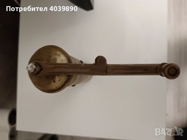 Стара месингова мелница за кафе , снимка 3 - Антикварни и старинни предмети - 54038789