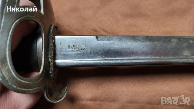 Палаш Прусия, Германия м1889, снимка 6 - Антикварни и старинни предмети - 53047375