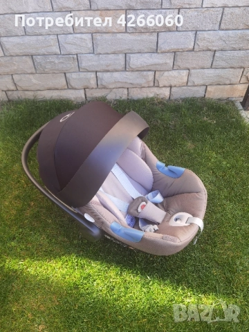Бебешка количка 3в1 Cybex Talos S Lux+кош Cot S+адаптери+стол за кола Aton M i-size+рефлу легло, снимка 15 - Детски колички - 52497806