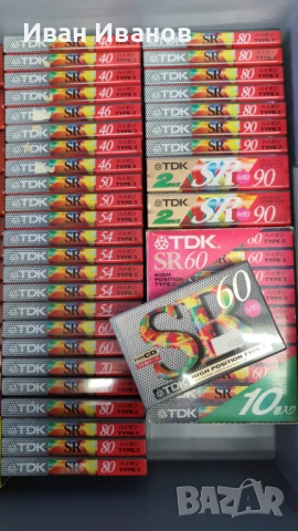 TDK SR made in Japan аудиокасети