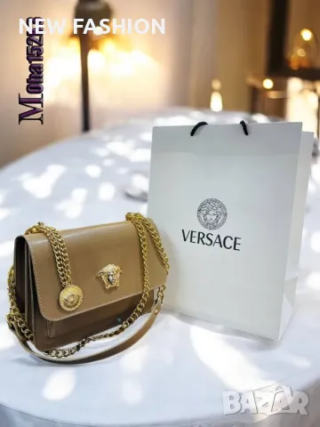 Дамски Кожени Чанти : VERSACE , снимка 5 - Чанти - 47155126