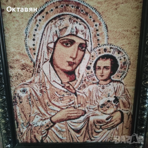 Икона гоблен, снимка 5 - Картини - 52717391