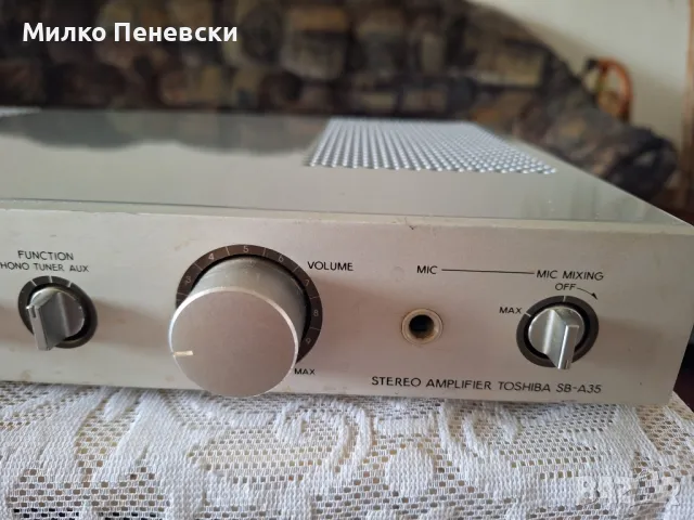 TOSHIBA  SB- A 35 HIFI STEREO AMPLIFIER MADE IN JAPAN , снимка 4 - Ресийвъри, усилватели, смесителни пултове - 47418956