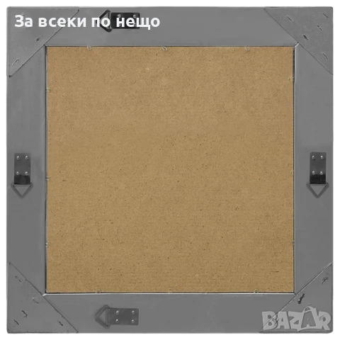 Стенно огледало, бароков стил, 50х50 см, черно Код P1035, снимка 6 - Огледала - 51389679