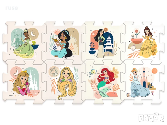 НОВИ! Пъзел постелка за игра Trefl – Peppa, Paw Patrol или Ариел, снимка 9 - Образователни игри - 50983513