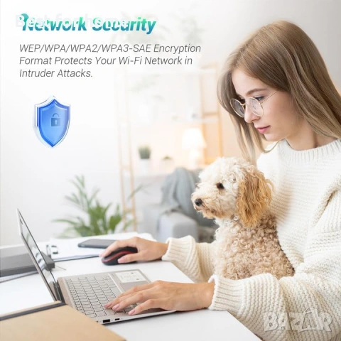 AX900 USB WLAN адаптер за компютър - двубандов 2.4GHz/5GHz с вграден драйвер, снимка 6 - USB Flash памети - 53772271