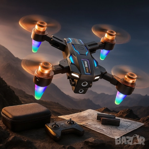 8K Дрон A22 с двойна ESC камера и вграден екран, снимка 4 - Друга електроника - 51977309