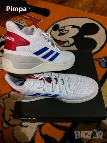 Adidas Bbal 80's white blue маратонки 