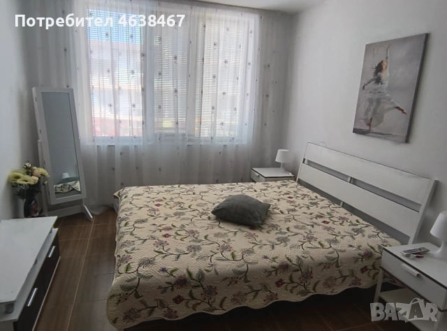 Продавам обзаведен апартамент в Кранево , снимка 14 - Апартаменти - 53847679