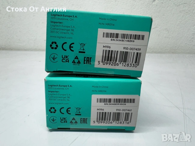 Mишка - Logitech M196 -графитен - 910-007459, снимка 6 - Клавиатури и мишки - 53810688