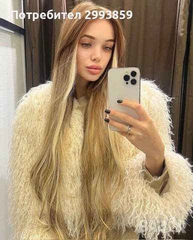 Палто естествен косъм Лама*LAMA, снимка 2 - Палта, манта - 53634417