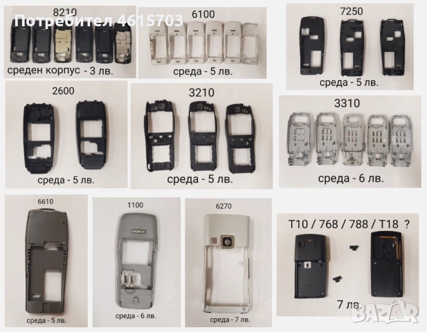 Среда за Nokia 5200,5300,6070,6280,5310,3120,3510,6680,6111,X5,3650,6210,8310,7500,5110,6110,N73,N70