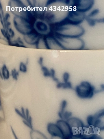 Винтидж порцеланов сервиз Fürstenberg “Lottine”, Германия (28 части, 1950–70 г.) , снимка 7 - Антикварни и старинни предмети - 54014762