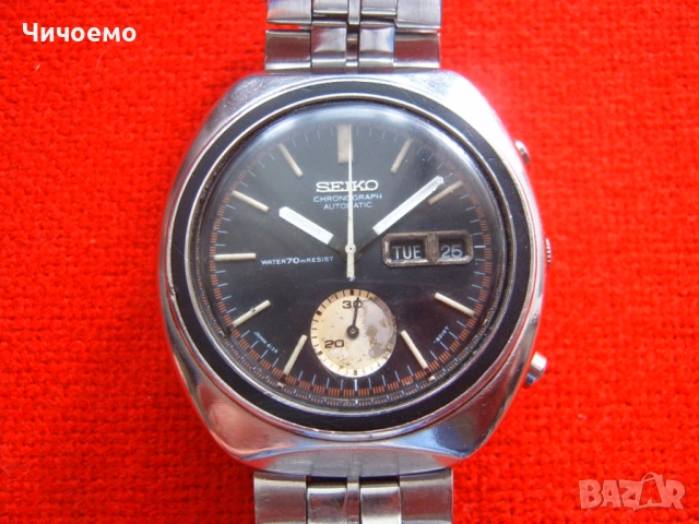 Vintage Seiko Chronograph 6139-8002 Оригинален мъжки часовник, снимка 2 - Антикварни и старинни предмети - 54044403