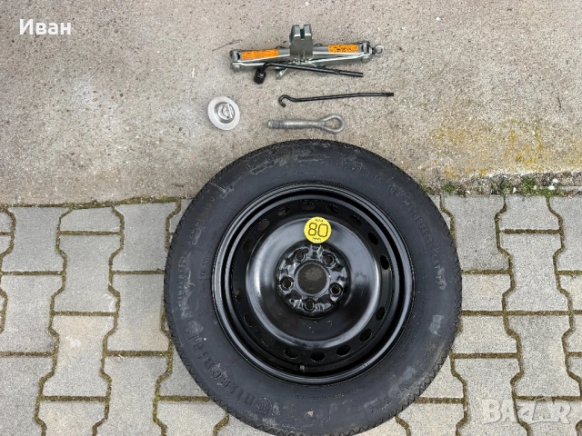 НОВ Оригинален Комплект 16" ПАТЕРИЦА/КРИК/КУКА 5х114,3 за -NISSAN-