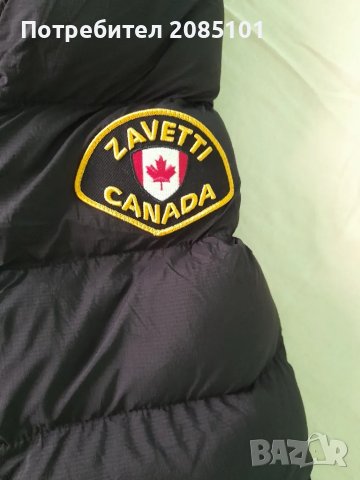 Черно мъжко зимно яке "Zavetti Canada", снимка 11 - Якета - 47152295