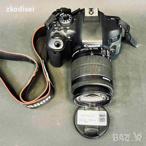 Фотоапарат CANON EOS 750D, снимка 2 - Фотоапарати - 53093908