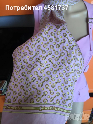 Копринен шал Elegance Paris, снимка 4 - Шалове - 51879787