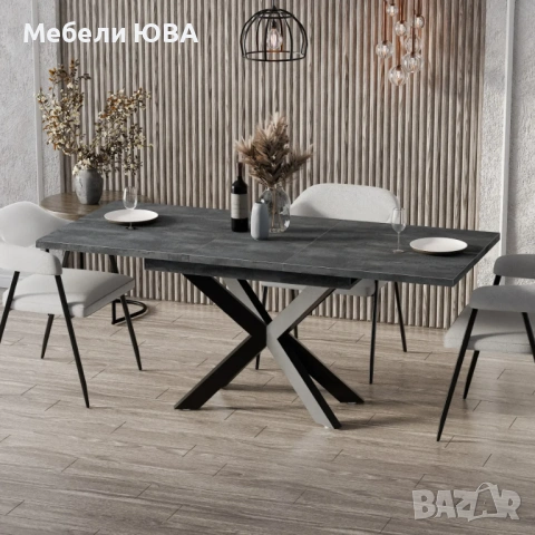 Трапезна маса ЛОРЕНТО Al– разтегателна