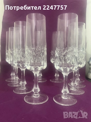 10 бр кристални чаши Diamonte Germany, снимка 5 - Спортни дрехи, екипи - 52464177