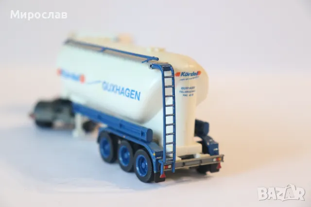 ALBEDO H0 1/87 RENAULT MAGNUМ ЦИМЕНОВОЗ КАМИОН МОДЕЛ ТИР, снимка 8 - Колекции - 50124611