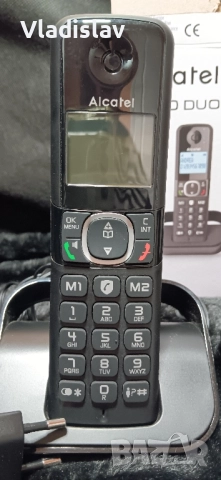 Безжичен DECT телефон Alcatel F860 Duo, снимка 3 - Други - 52432292