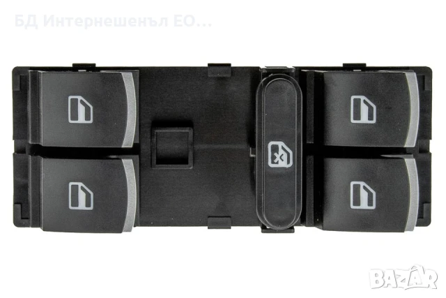 5K4959857  Бутон ключ за стъкла, Volkswagen, VW Golf 5, Passat B6, Tiguan, Хром, снимка 3 - Части - 50968478