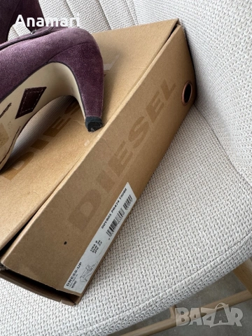 Велурени боти Diesel, снимка 7 - Дамски боти - 54088358