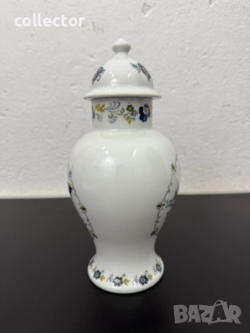 Френска порцеланова ваза / урна - Limoges. №7721, снимка 4 - Антикварни и старинни предмети - 52789387