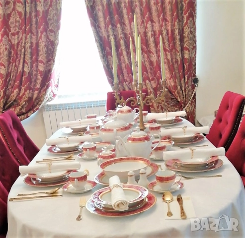 🖤Сервизи за хранене✨ BLACK FRIDAY лукс от Y o L i S a Порцелан за ценители! ✨🖤, снимка 7 - Сервизи - 52507568