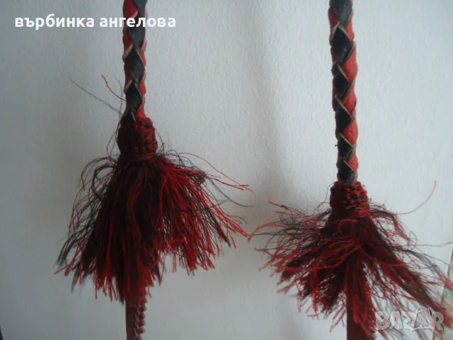 Бъклица, дървена,ръчно рисувана, шарки с пирограф, снимка 7 - Колекции - 49695912