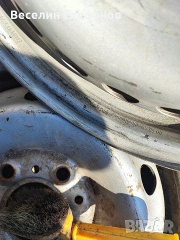 Железни джанти 16 цола за Vw Transporter T5 T6 5х120 , снимка 5 - Гуми и джанти - 53703520