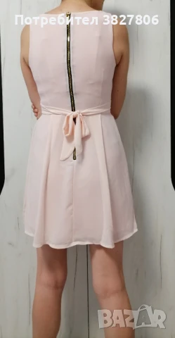 Нежна розова лятна рокля, снимка 5 - Рокли - 49786227