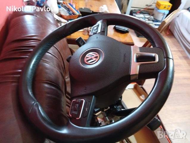 Мулти волан аербек лентов кабел за Фолксваген Пасат 6 , снимка 2 - Части - 53635602