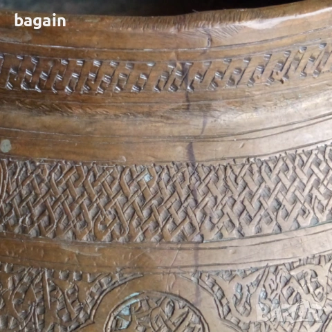 Старинен персийски съд., снимка 3 - Антикварни и старинни предмети - 53212881