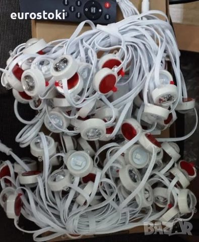 Интелигентни външни светлини LPHIANX, 30 м, 80 LED, RGB смарт постоянни външни светлини, управление , снимка 9 - Външни лампи - 51705098