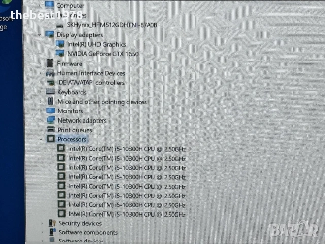 Lenovo Gaming`i5-10300H/GTX 1650/16GB RAM/512GB SSD/Full HD IPS, снимка 10 - Лаптопи за игри - 53726811