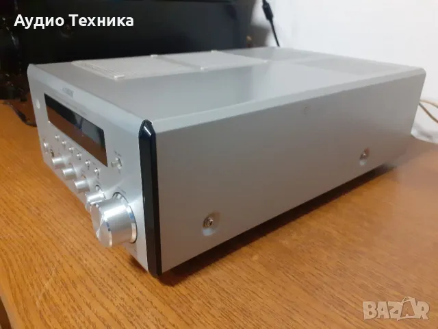 Компактен стерео ресивър YAMAHA RX-E410 с вграден тунер и изход за активен буфер., снимка 5 - Ресийвъри, усилватели, смесителни пултове - 48386587