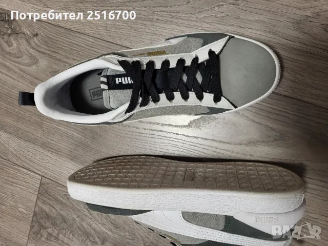 Puma  Suede Bloc WTFormstripe2 Сив, снимка 3 - Маратонки - 47195211