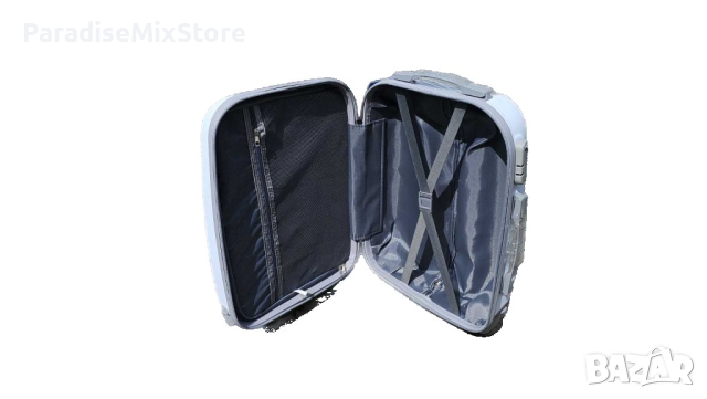 Куфар за ръчен багаж SUPER LIGHT 55x36x22: "360 градуса колела , тежи 1.5кг.Твърдо покритие”” , снимка 2 - Куфари - 45061525
