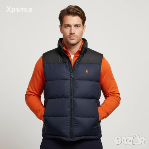 Polo Ralph Lauren - Оригинален мъжки елек с пух размер M, снимка 2 - Якета - 53466494