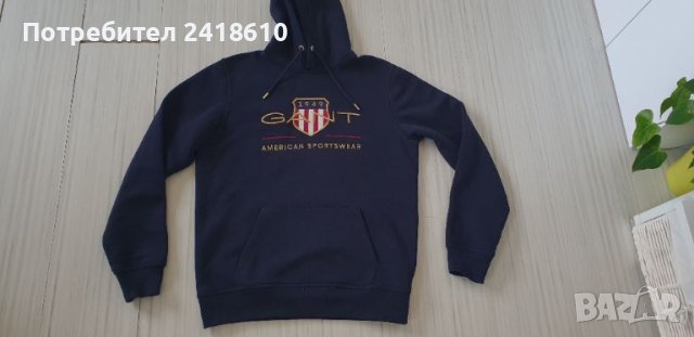 GANT Shield Hoodie Mens Size M  НОВО! ОРИГИНАЛ! Мъжки Суичер!, снимка 10 - Суичъри - 45406239