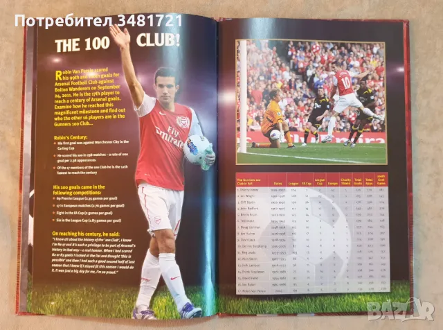 Годишник Арсенал 2008 и 2013 / The Official Arsenal Annual 2008, 2013, снимка 16 - Енциклопедии, справочници - 47349157