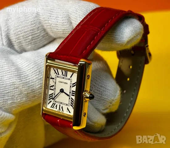 Луксозен дамски часовник Cartier, снимка 9 - Дамски - 49364233